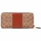 Portafoglio grande da donna Coach - Clrblk Ctd Cnv Slm A 73739 B4/Tan Rust
