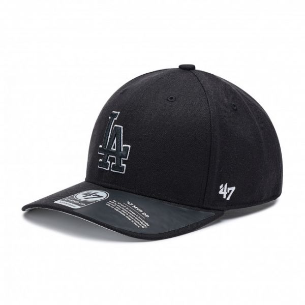 Cappello con visiera 47 BRAND - Mlb Los Angeles Dodgers Cold Zone B-CLZOE12WBP-BKB Black