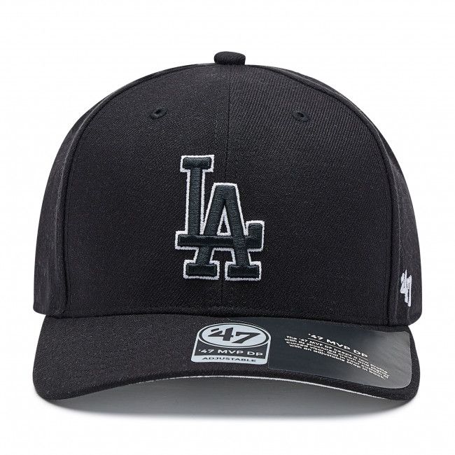 Cappello con visiera 47 BRAND - Mlb Los Angeles Dodgers Cold Zone B-CLZOE12WBP-BKB Black
