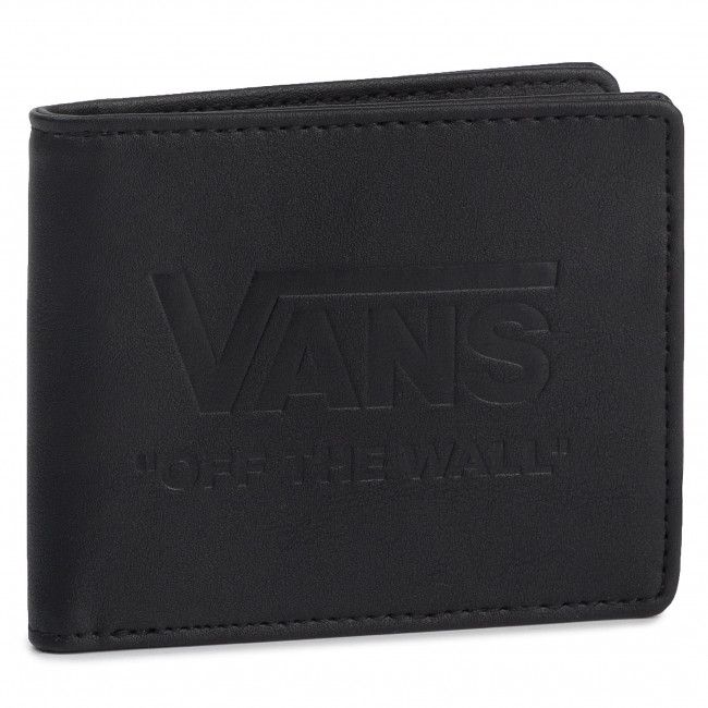 Portafoglio grande da uomo Vans - Logo Walle VN0A3IHEBLK1 Black