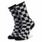 Calzini lunghi da bambini Vans - By Checkerboard Crew VN0A3I74HU01 r.31.5-38 Black/White