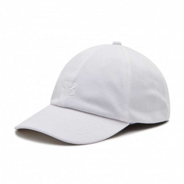 Cappello con visiera UNDER ARMOUR - Play Up Cap 1351267-100 White Cappello con visiera UNDER ARMOUR - Play Up Cap 1351267-100 White