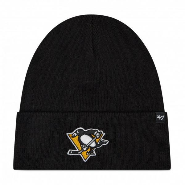 Berretto 47 BRAND - Nhl Pittsburgh Penguins Haymaker '47 Cuff Knit H-HYMKR15ACE-BK Black