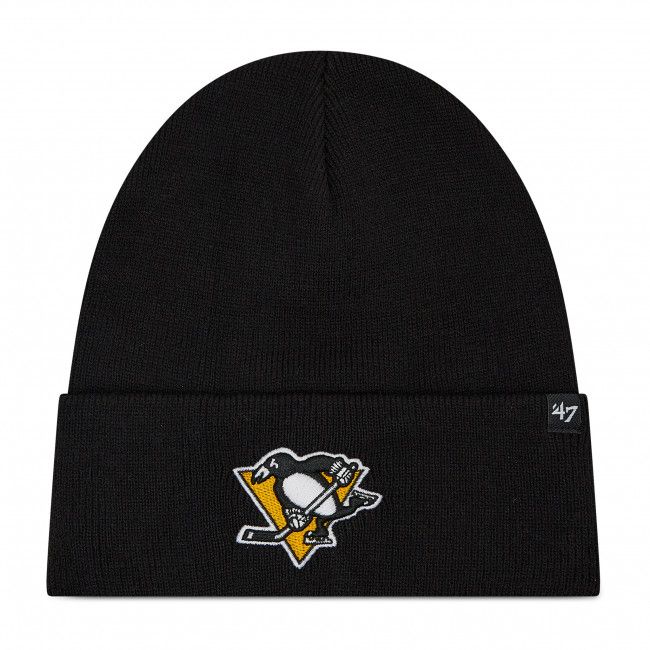 Berretto 47 BRAND - Nhl Pittsburgh Penguins Haymaker '47 Cuff Knit H-HYMKR15ACE-BK Black