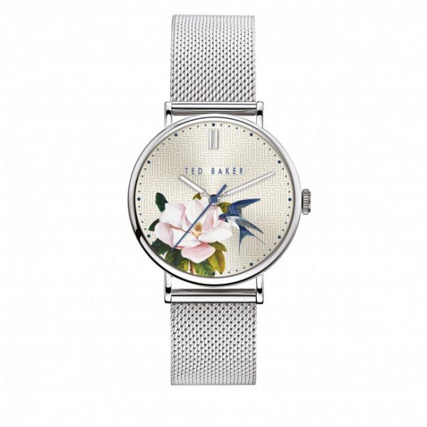 Orologio Ted Baker - Phylipa Flowers BKPPFF902 Silver Orologio Ted Baker - Phylipa Flowers BKPPFF902 Silver