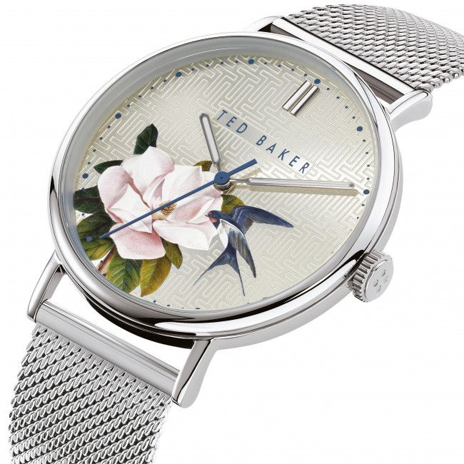 Orologio Ted Baker - Phylipa Flowers BKPPFF902 Silver