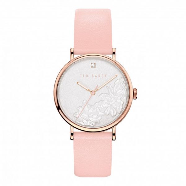 Orologio TED BAKER - Phylipa Flowers BKPPFF907 Pink/Gold Orologio TED BAKER - Phylipa Flowers BKPPFF907 Pink/Gold