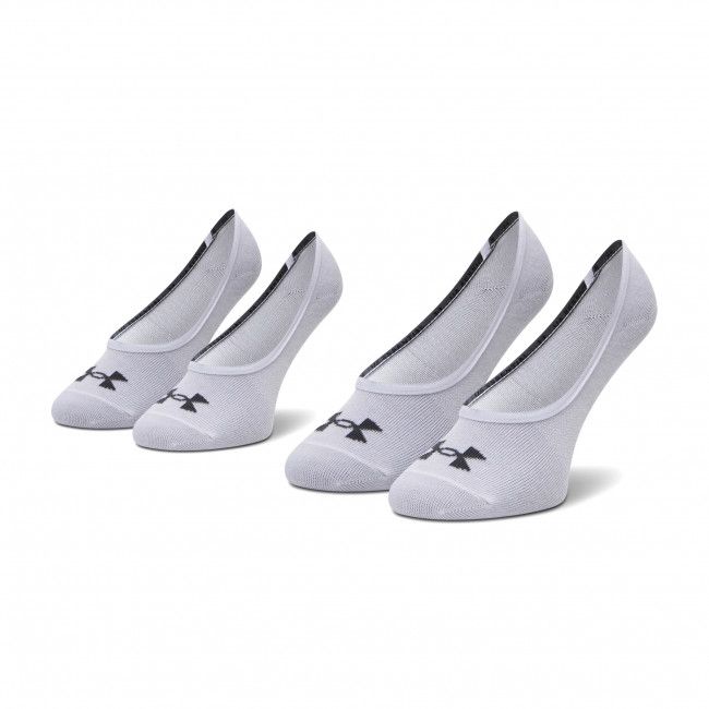 Set di 3 paia di pedulini da donna Under Armour - Essential Lolo Liner 1361148-100 Bianco