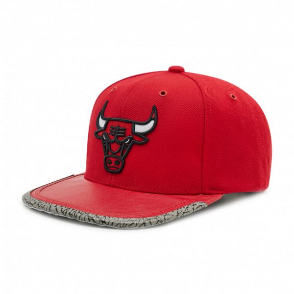 Cappello con visiera MITCHELL & NESS - 6HSSMM19505 Red/White Cappello con visiera MITCHELL & NESS - 6HSSMM19505 Red/White