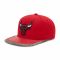 Cappello con visiera MITCHELL &amp; NESS - 6HSSMM19505 Red/White