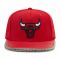 Cappello con visiera MITCHELL &amp; NESS - 6HSSMM19505 Red/White