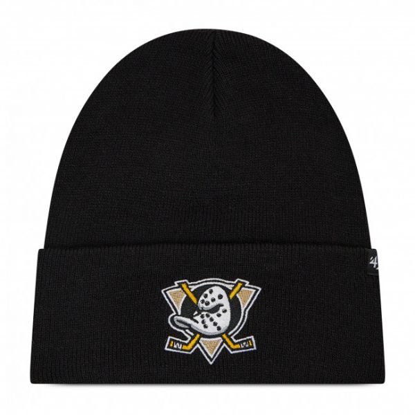 Berretto 47 Brand - Nhl Anahein Ducks Haymaker '47 Cuff Knit H-HYMKR25ACE-BKC Black