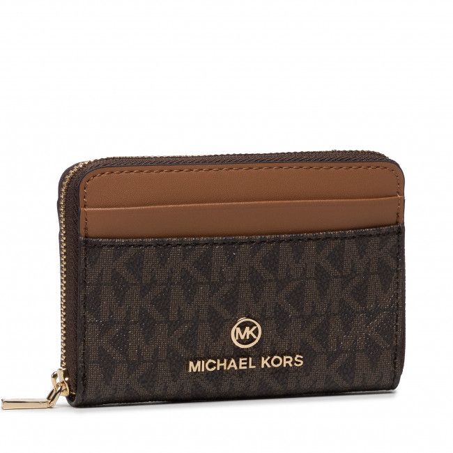 Portafoglio piccolo da donna MICHAEL MICHAEL KORS - Jet Set Charm 34S1GT9Z1B Marrone