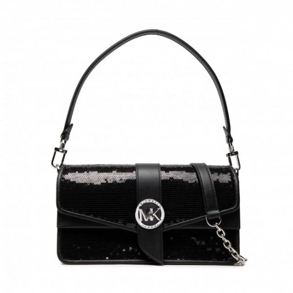 Borsetta MICHAEL MICHAEL KORS - Greenwich 30H1SGRL2U Black Borsetta MICHAEL MICHAEL KORS - Greenwich 30H1SGRL2U Black