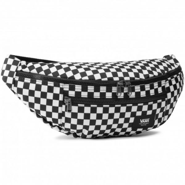 Marsupio VANS - Ward Cross Body VN0A2ZXXHU01 Black/White Che Marsupio VANS - Ward Cross Body VN0A2ZXXHU01 Black/White Che