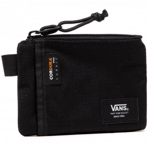 Portafoglio grande da uomo Vans - Pouch Wall VN0A3HZX6ZC1 Black Ripstop