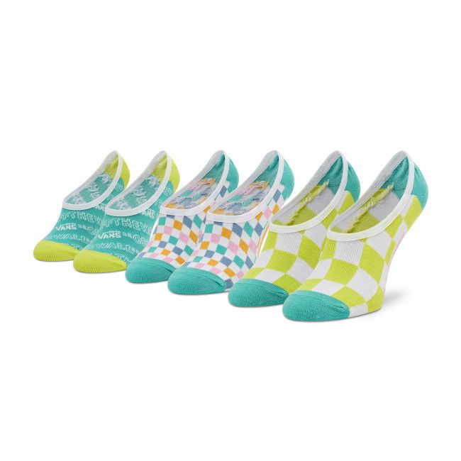 Set di 3 paia di pedulini da donna VANS - Brightc VN0A54YP4481 Multi