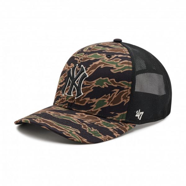 Cappello con visiera 47 BRAND - New York Yankees Drop Zone B-DRZNM17PTP-E1 Tiger Camo