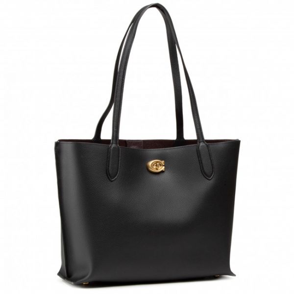 Borsetta Coach - Pbbl Willow Tote C0689 B4/Black Borsetta Coach - Pbbl Willow Tote C0689 B4/Black