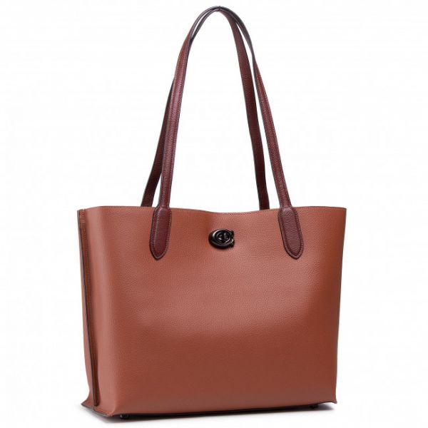Borsetta Coach - Cc Sig Willow Tote C0692 B4/1941 Saddle Borsetta Coach - Cc Sig Willow Tote C0692 B4/1941 Saddle