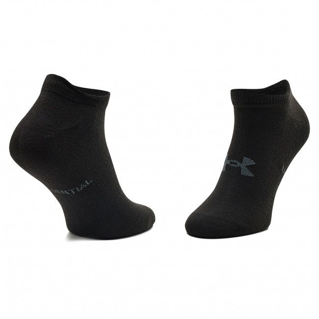 Set di 6 paia di calzini corti unisex UNDER ARMOUR - Ua Essential No Show 1370542-001 Nero