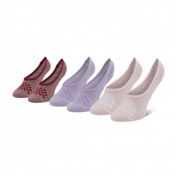 Set di 3 paia di pedulini da donna Vans - Wm Classic Marled Canoodles VN0A49Z8ZB21 r. 36 Chalk Violet