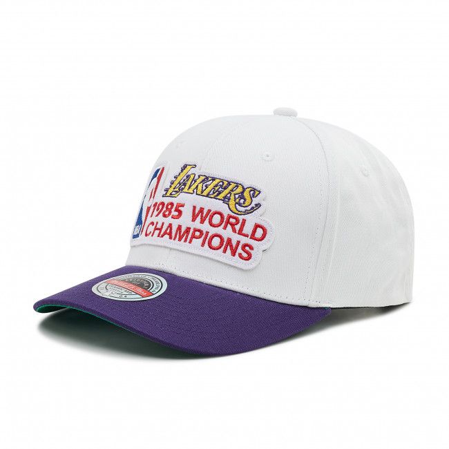 Cappello con visiera MITCHELL &amp; NESS - HHSS1084 White/Purple