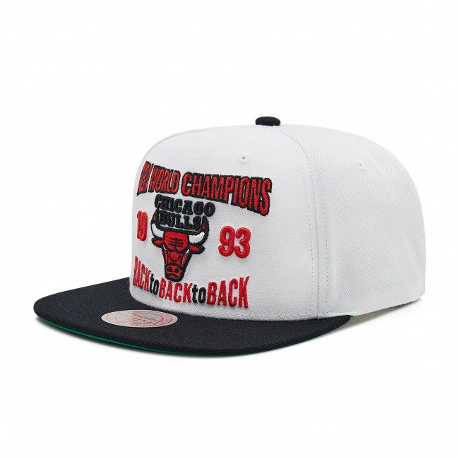 Cappello con visiera MITCHELL &amp; NESS - HHSS3133 White/Black