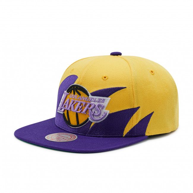 Cappello con visiera MITCHELL &amp; NESS - HHSS2978 Yellow/Purple