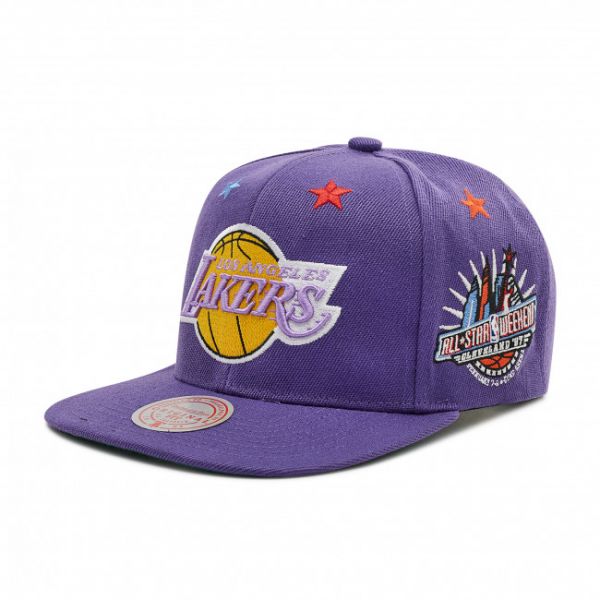 Cappello con visiera MITCHELL &amp; NESS - HHSS2982 Purple