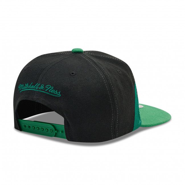Cappello con visiera MITCHELL &amp; NESS - HHSS2978 Black/Green