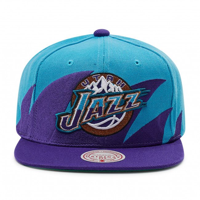 Cappello con visiera MITCHELL &amp; NESS - HHSS2978 Teal/Purple