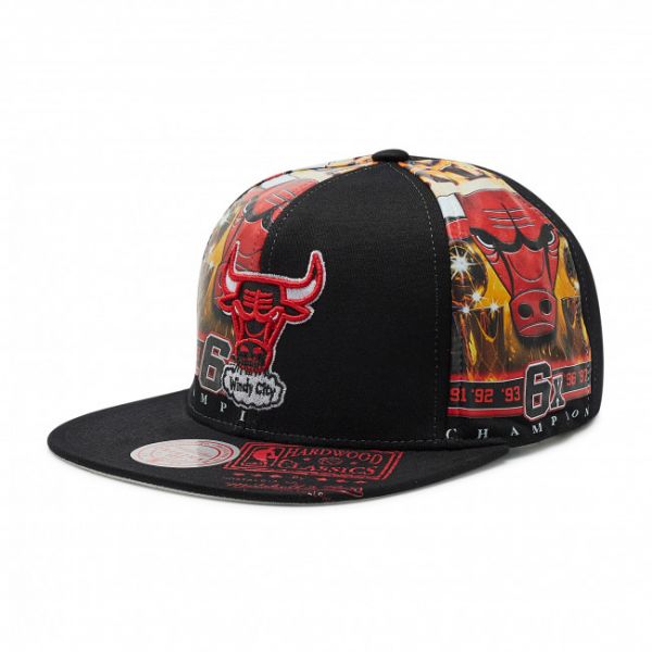 Cappello con visiera MITCHELL &amp; NESS - HHSS3458 Black_1