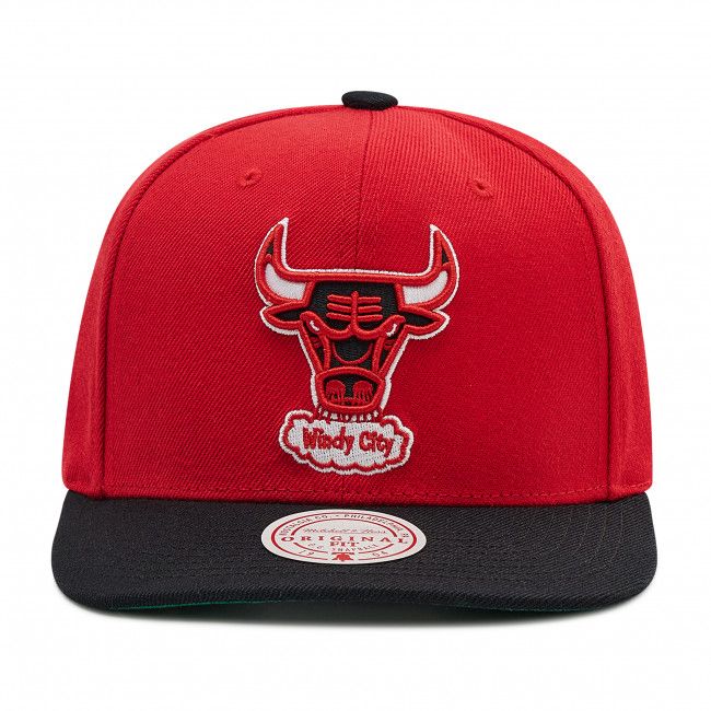 Cappello con visiera MITCHELL &amp; NESS - HHSS3267 Red/Black