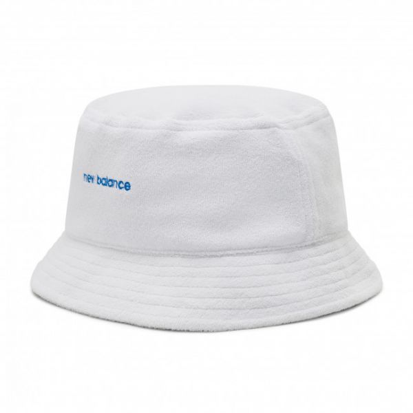 Cappello NEW BALANCE - Bucket LAH21108WT Bianco