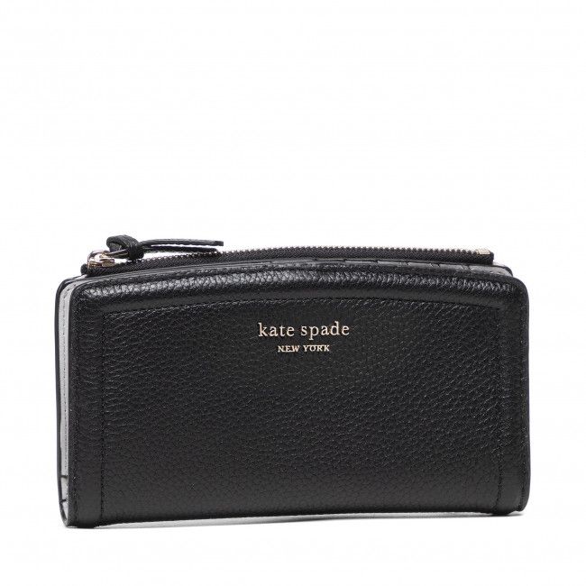 Portafoglio grande da donna KATE SPADE - Zip Slim Wallet K5613 Black 001
