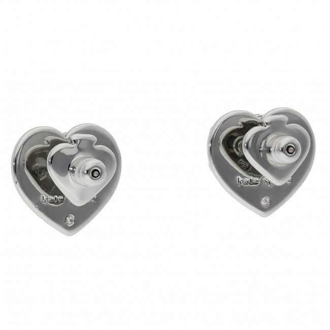 Orecchini Kate Spade - Something Sprkly Heart Studs K6760 Clear/Silver 250