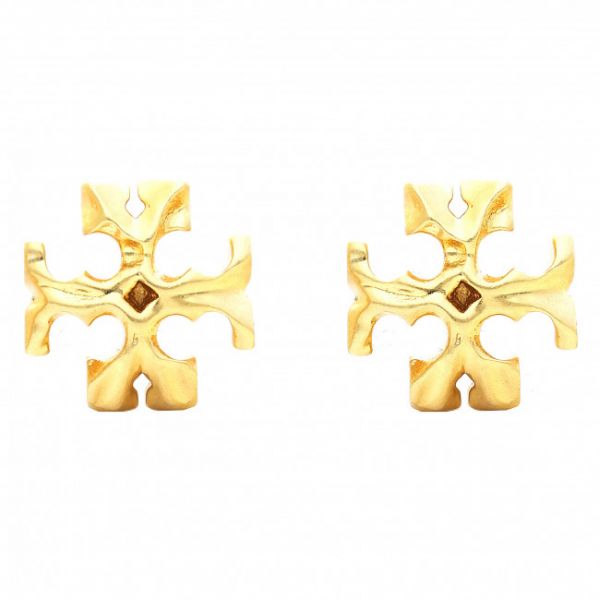 Orecchini Tory Burch - Roxanne Small Stud Earring 88667 Rolled Brass 715