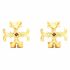 Orecchini Tory Burch - Roxanne Small Stud Earring 88667 Rolled Brass 715