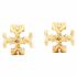 Orecchini Tory Burch - Roxanne Double Stud 90282 Rolled Gold 700
