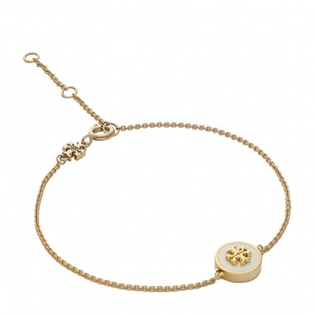 Bracciale Tory Burch - Kira Enamel Chain Bracelet 90284 Tory Gold/New Ivory 700