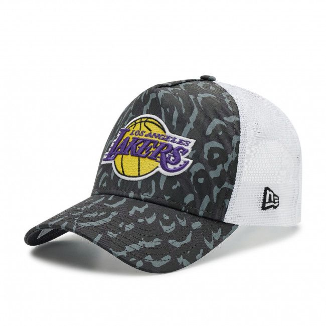 Cappellino New Era - LA Lakers Leopard Print A-Frame 60222397 Grigio