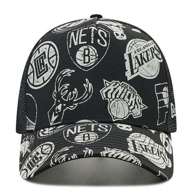 Cappellino New Era - NBA All Over Print 60222557 Nero