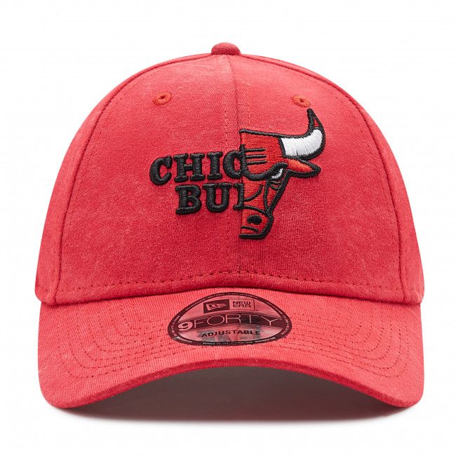 Cappellino New Era - Chicago Bulls Split Logo 9Forty 60240445 Rosso