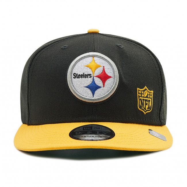 Cappello con visiera NEW ERA - Pittsburgh Steelers Team Arch 9Fifty 60240330 Black