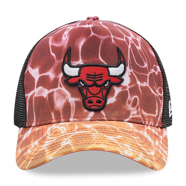 Cappello con visiera NEW ERA - Chicago Bulls Summer City A-Frame Trucker 60240316 Arancione