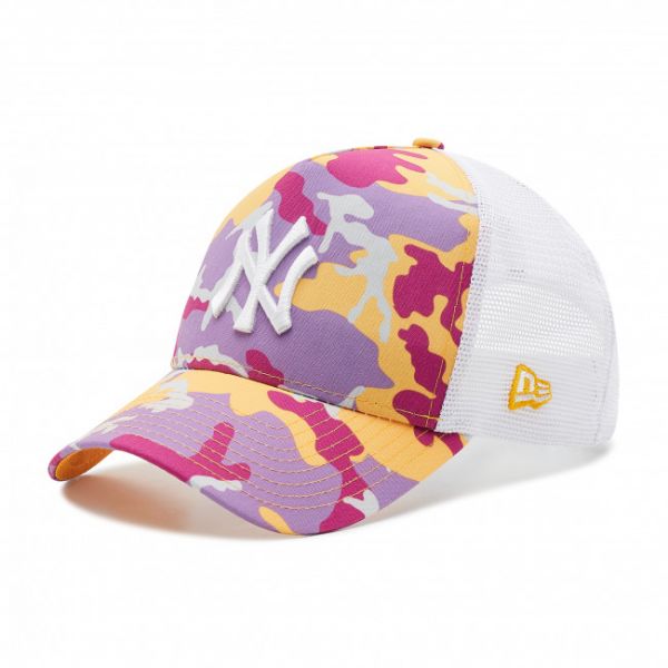 Cappello con visiera NEW ERA - New York Yankees Camo Pack A-Frame 60240647 Pink