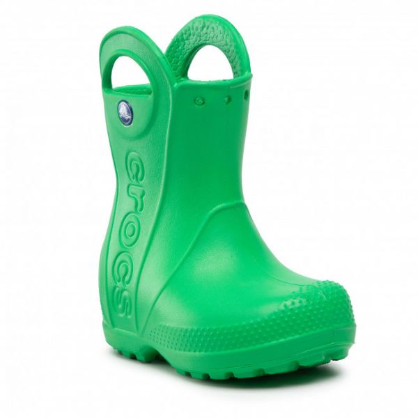 Wellington Crocs - Handle It Rain Boot Kids 12803 Grass Green Wellington Crocs - Handle It Rain Boot Kids 12803 Grass Green