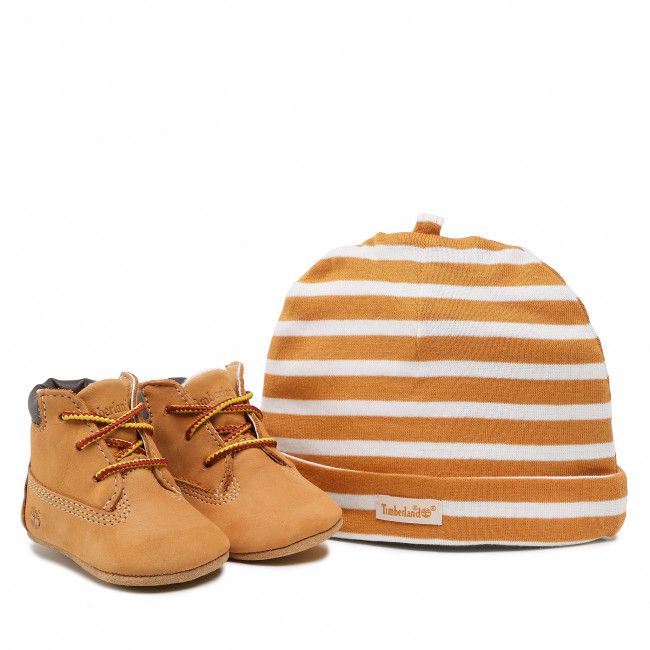Polacchi TIMBERLAND - Crib Bootie With Hat TB09589R2311 Wheat/Wheat