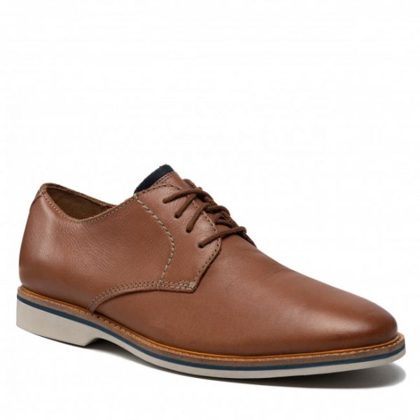 Scarpe basse CLARKS - Atticus Lace 261318247 Tan Leather Scarpe basse CLARKS - Atticus Lace 261318247 Tan Leather